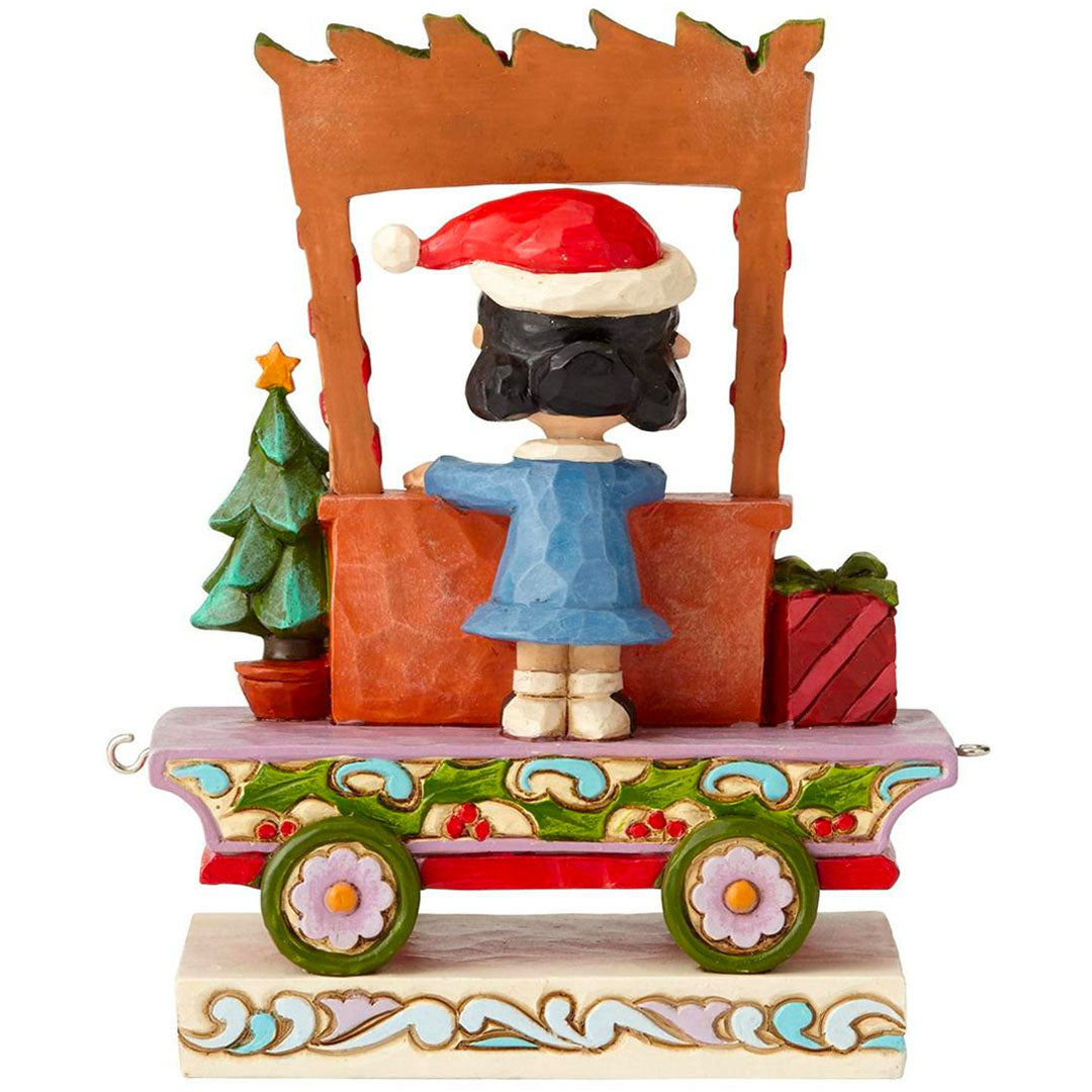 Jim Shore Lucy Christmas Train Car back