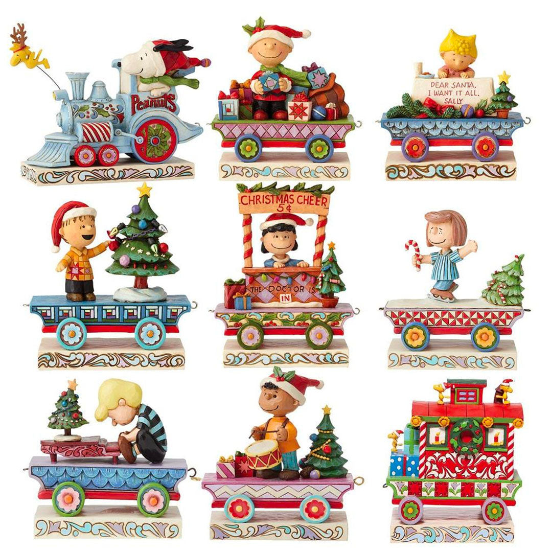 Jim Shore Peanuts Train - Set of 9 