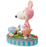 Jim Shore Snoopy & Woodstock Easter 6" side