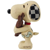 Jim Shore Snoopy with Chocolate Bunny Mini 3" side