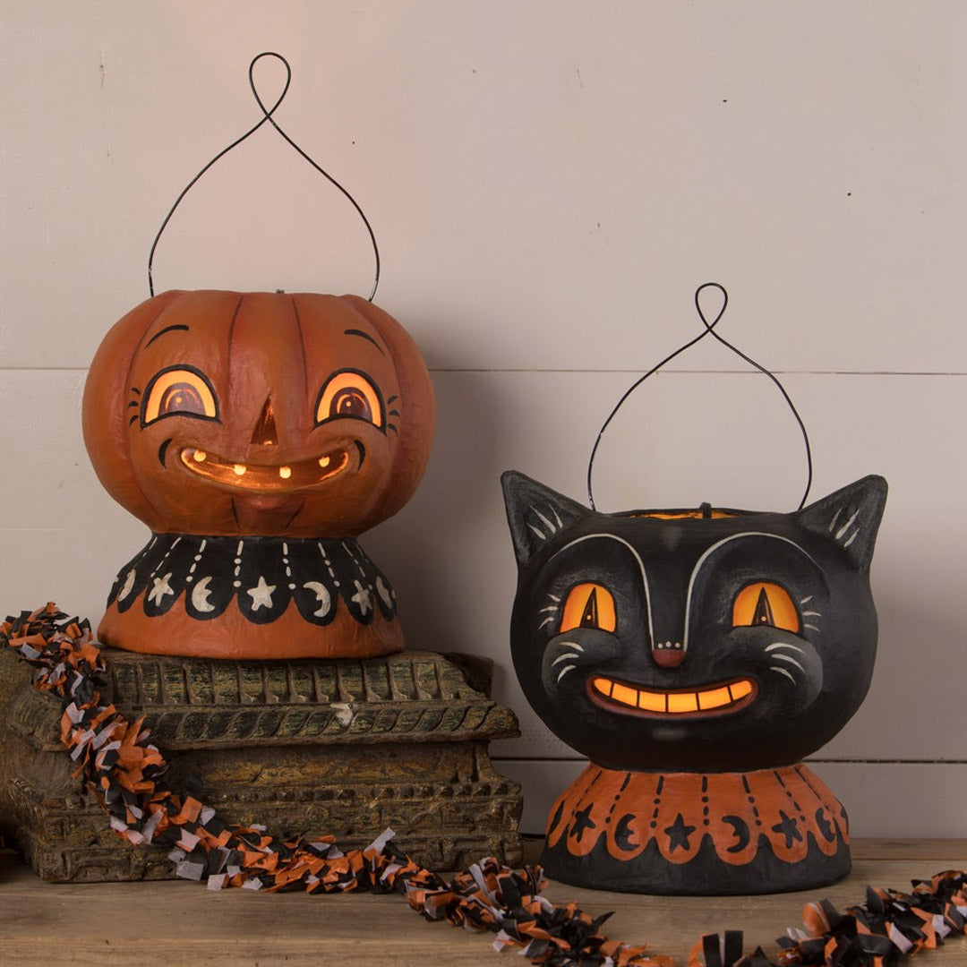 Magic Pumpkinny Lantern Paper Mache by Johanna Parker set